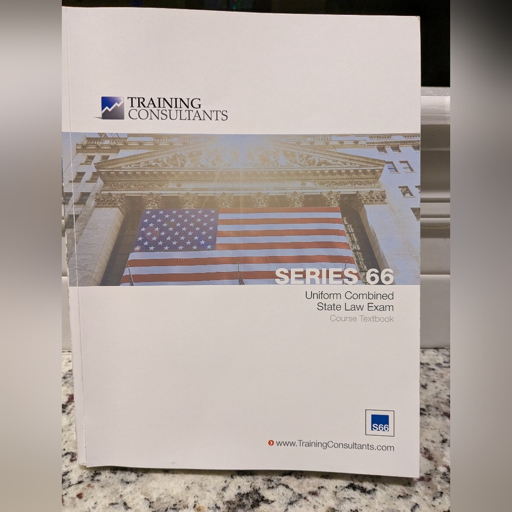 Training Consultants Series 66 Book